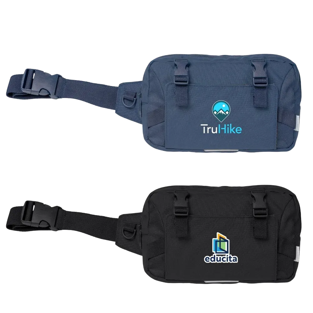 Custom bum bags printed with your logo by Total Merchandise